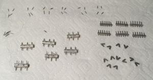 Chevaux de frise out of package unassembled