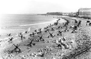 Beach obstacles at Pas de Calais, 18 April 1944