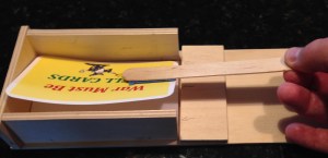 Inserting the Card with Adhesive into the Assembly Jig