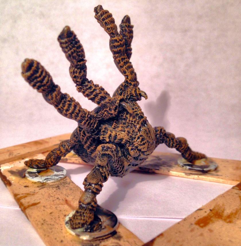 11 TSR Giant Ral Partha Spider (Steeder) 11-515 after dry brush