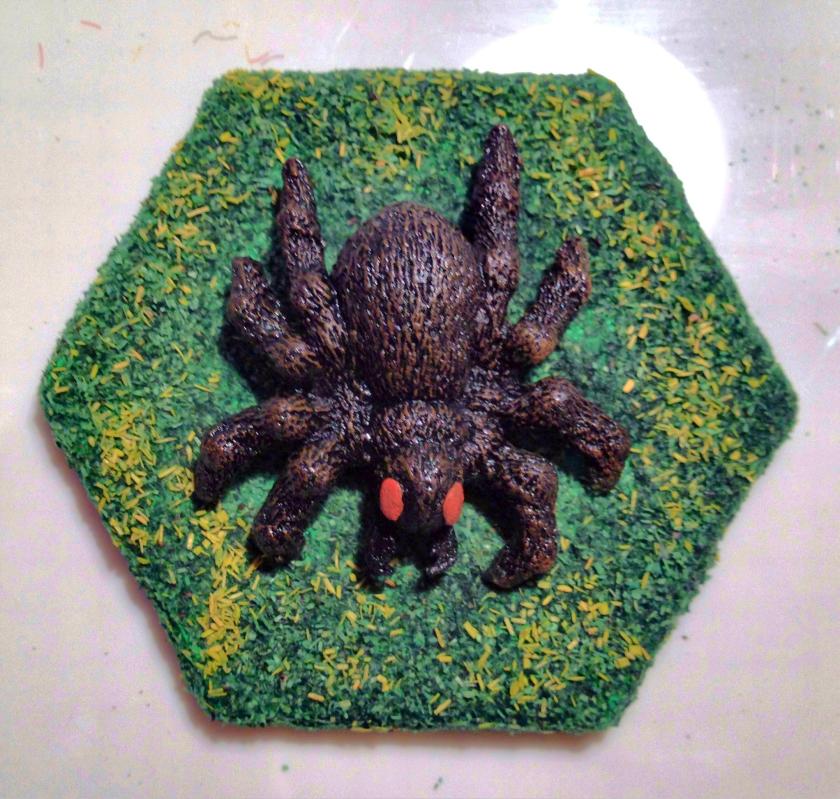 17 Grenadier 5004 Tomb of Spells Huge Spider top view ready for varnish