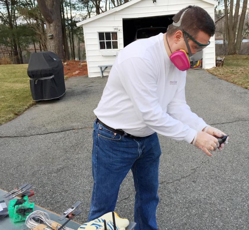 1f Rooman Casting with graphite powder