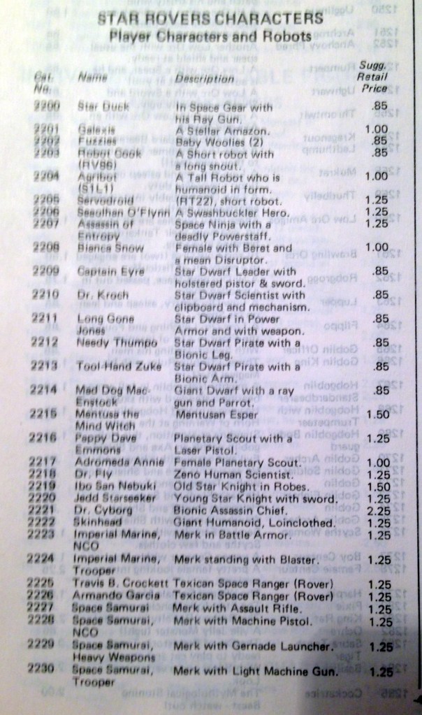 10 Archive 1981 catalogue SR 1