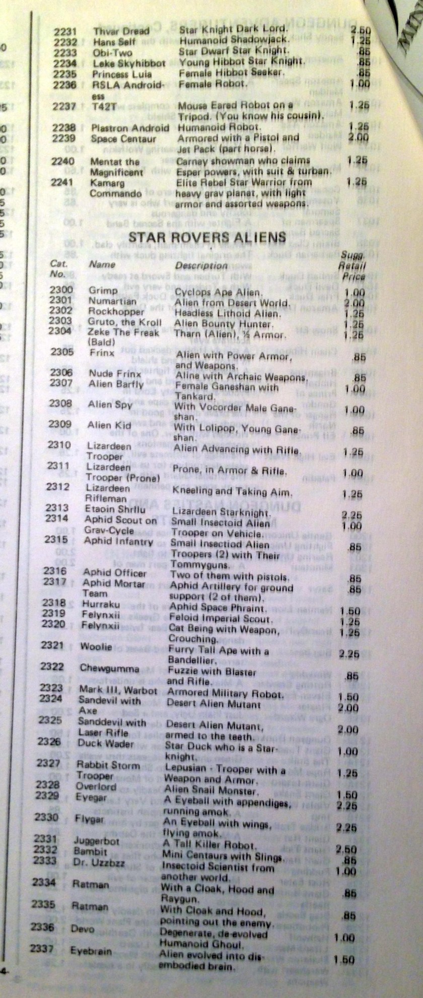 11 Archive 1981 catalogue SR 2