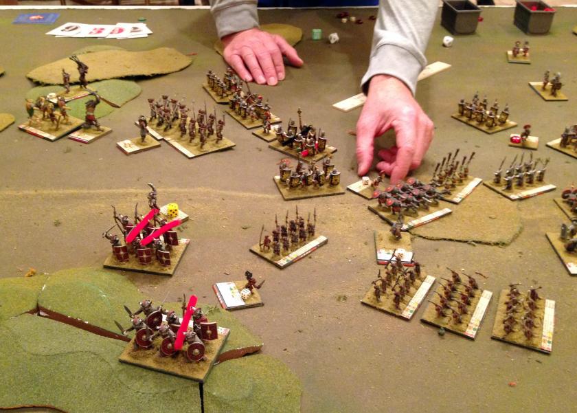 5 04282016 BYV Minotaurs repulsed by the Roman Legion and melee in middle