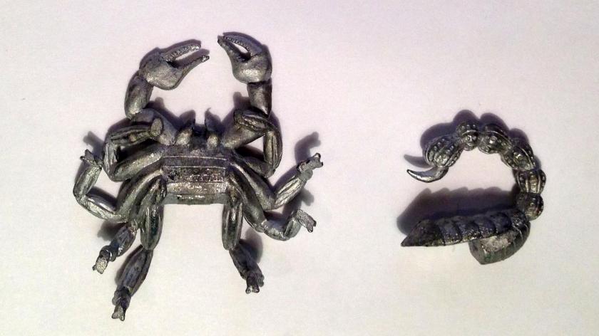 2 Ral Partha 11-452 Giant Scorpion ADD Monsters out of package