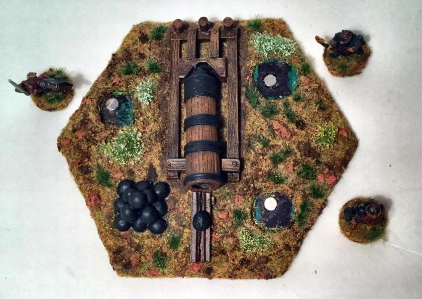 20 Dwarf crew for RAFM SE-29 Large Bombard after basing top view crew removed