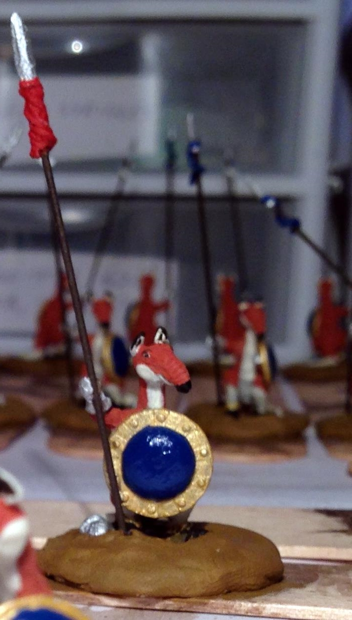 12 Rooman leader base coated shield with blue