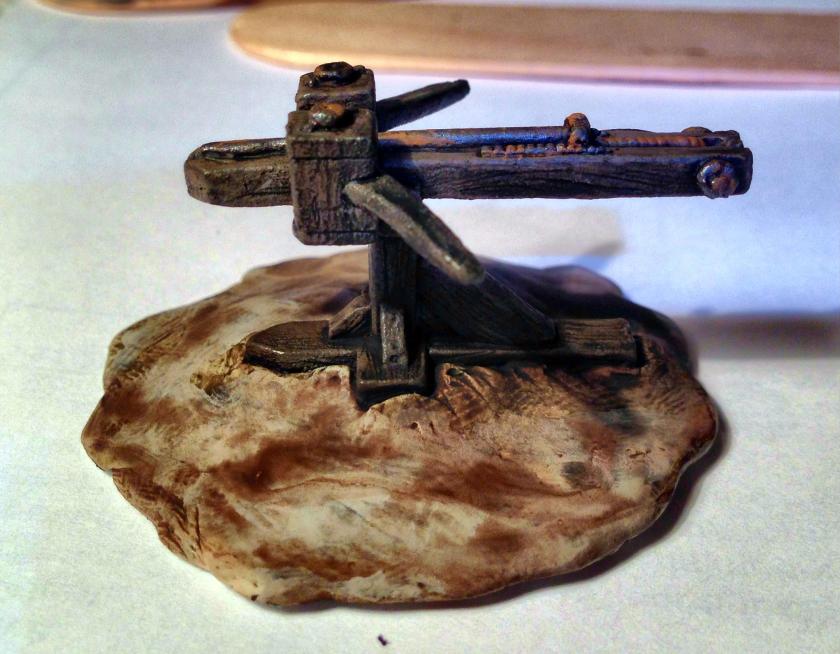 6 skeleton bolt thrower after base coat and wash