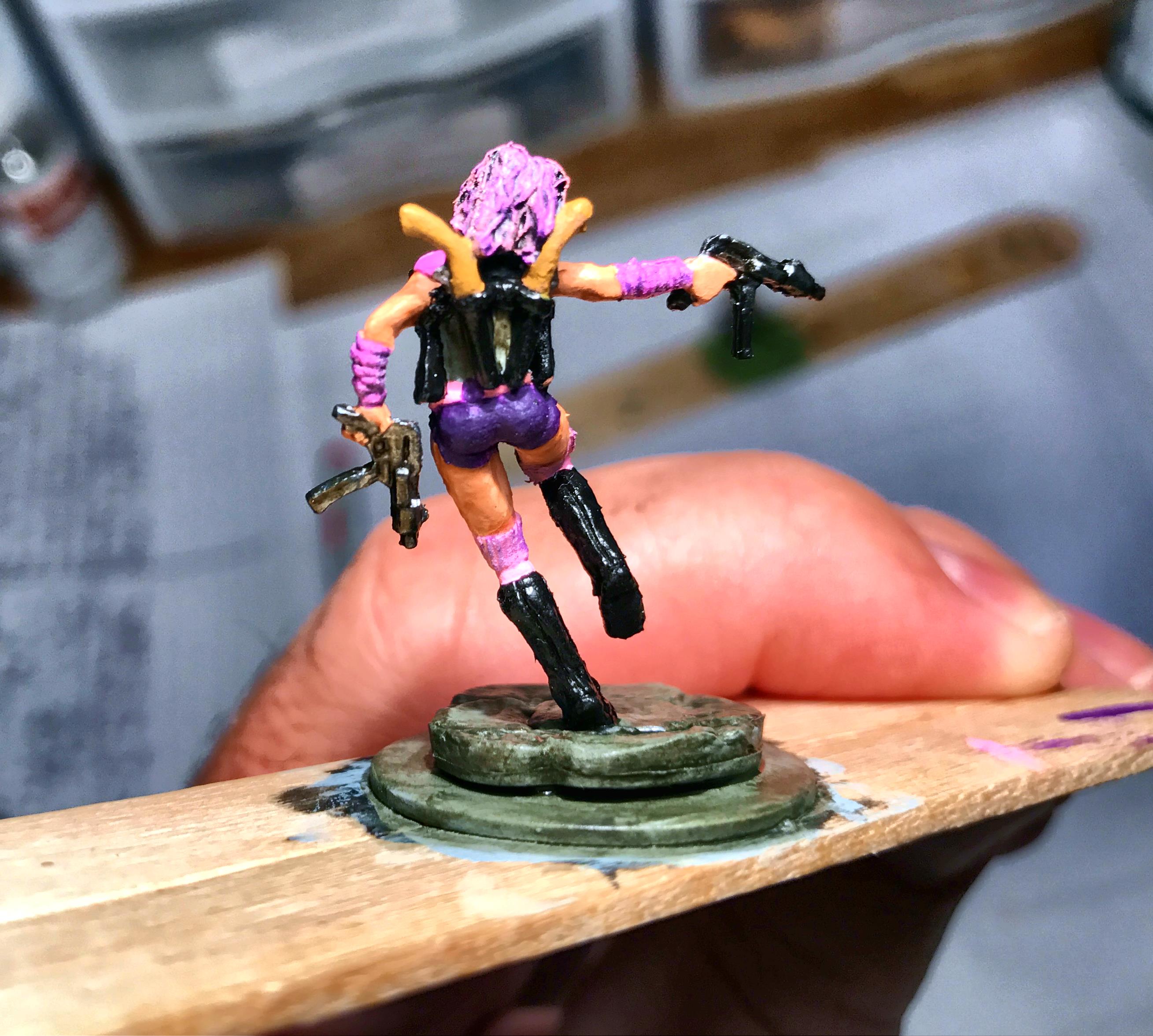 1 x BONNIE - BONES REAPER statuetta miniatura rpg cronoscopio donna