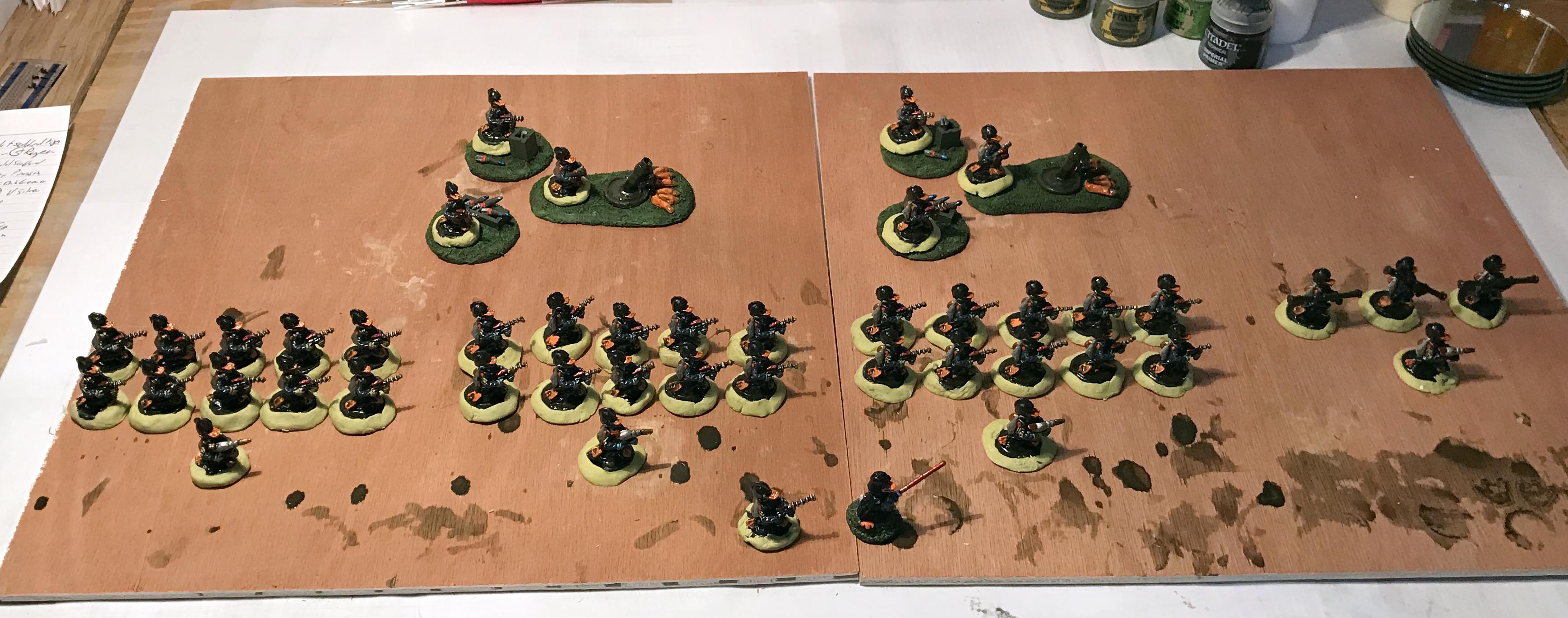 30 After milliput basing