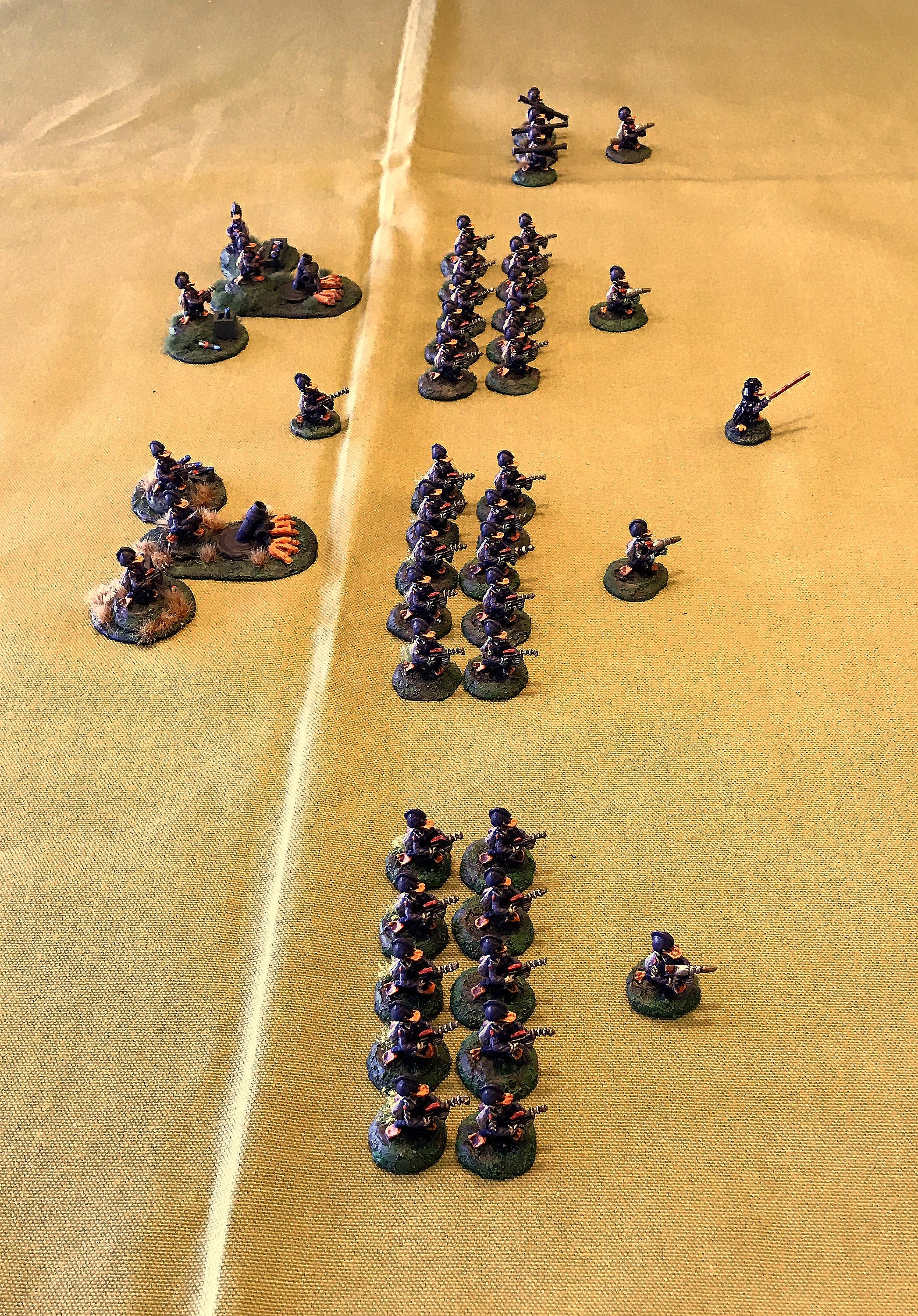 32 Complete long view from left