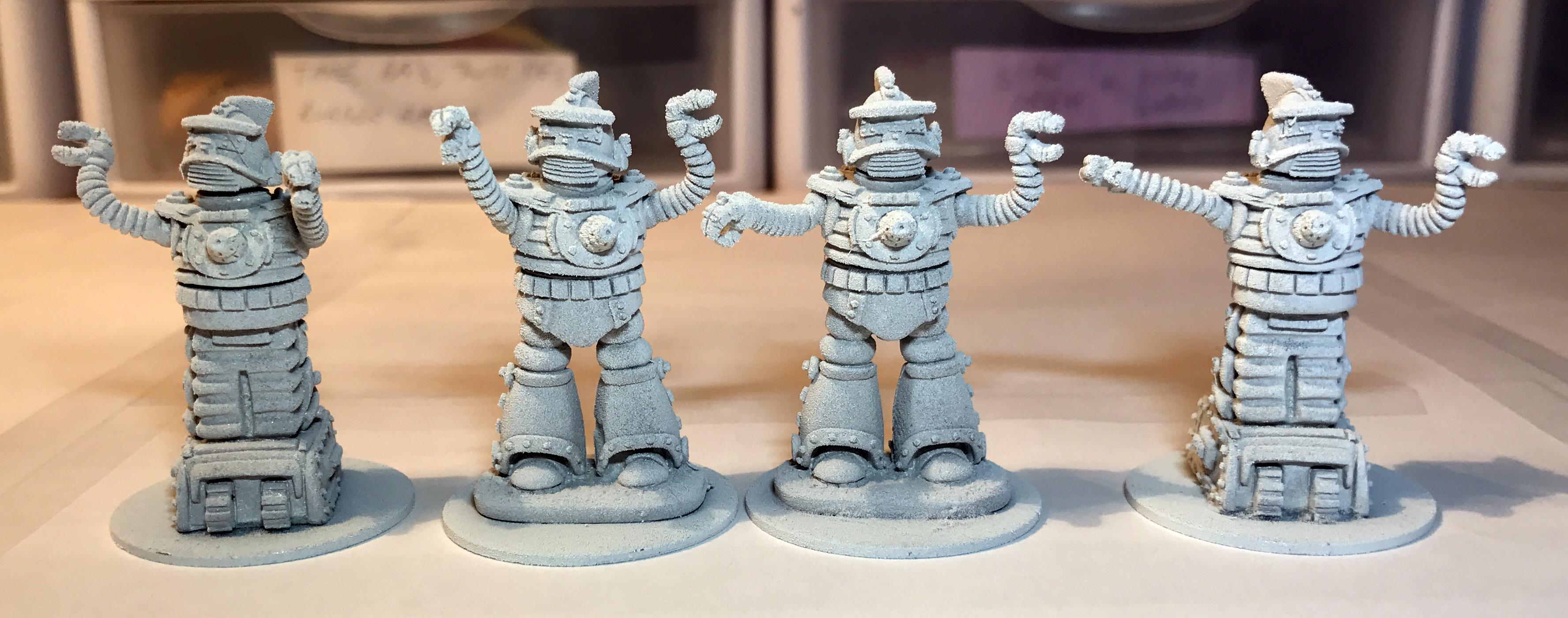 4 primed Khang robots