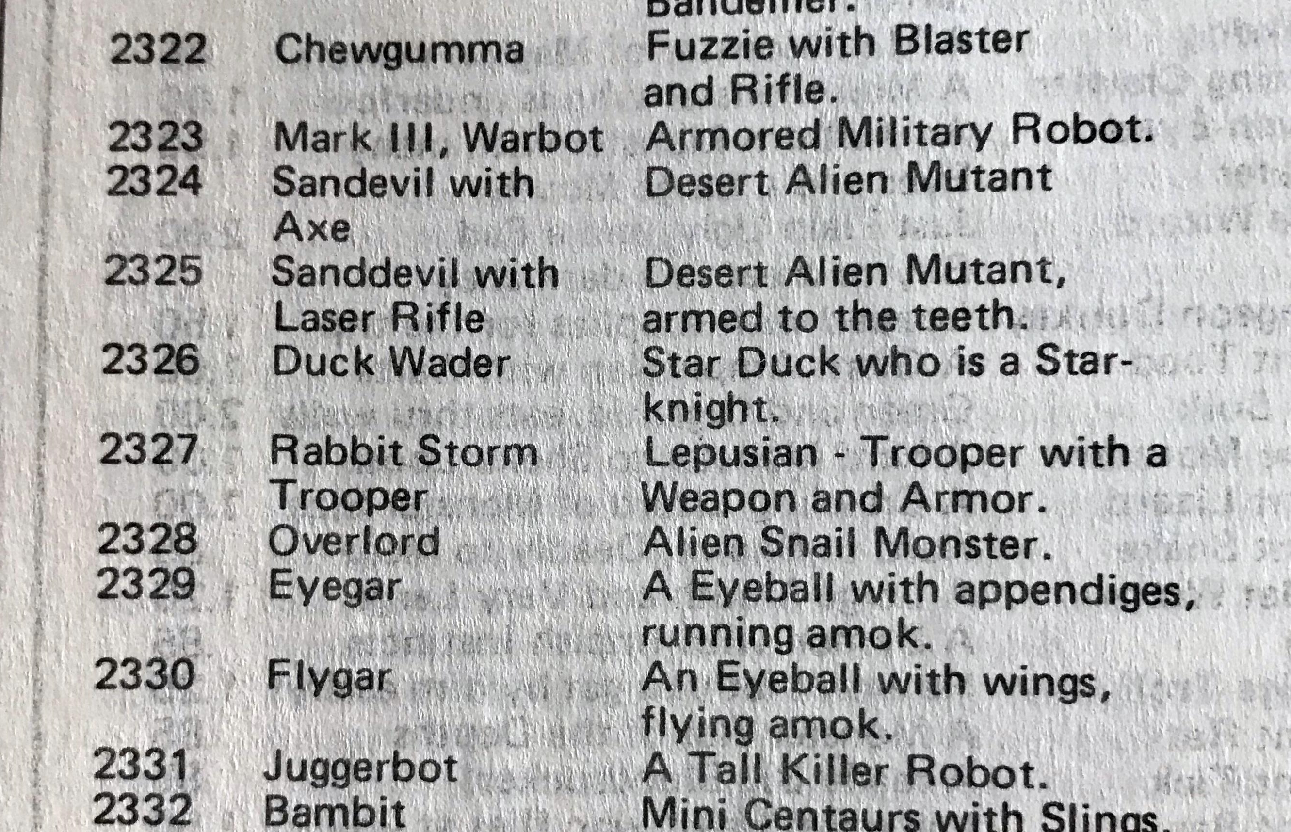 0000a Catalog Closeup