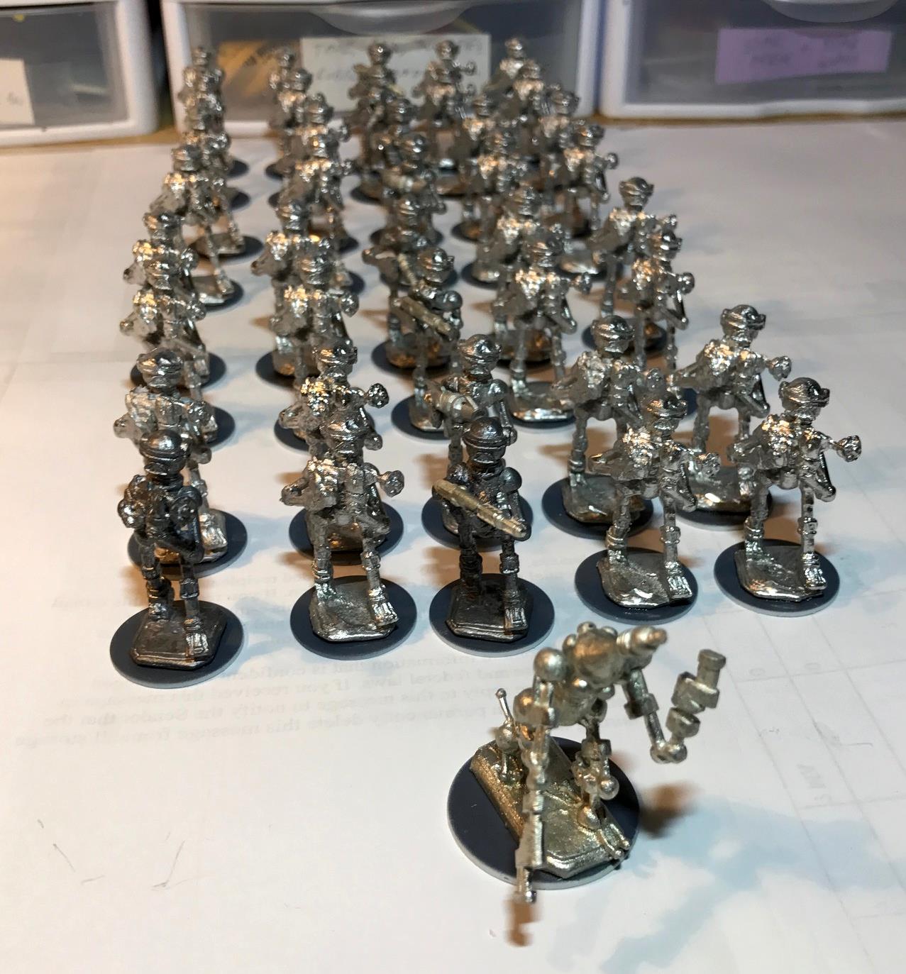 04 Assembled platoon on washers