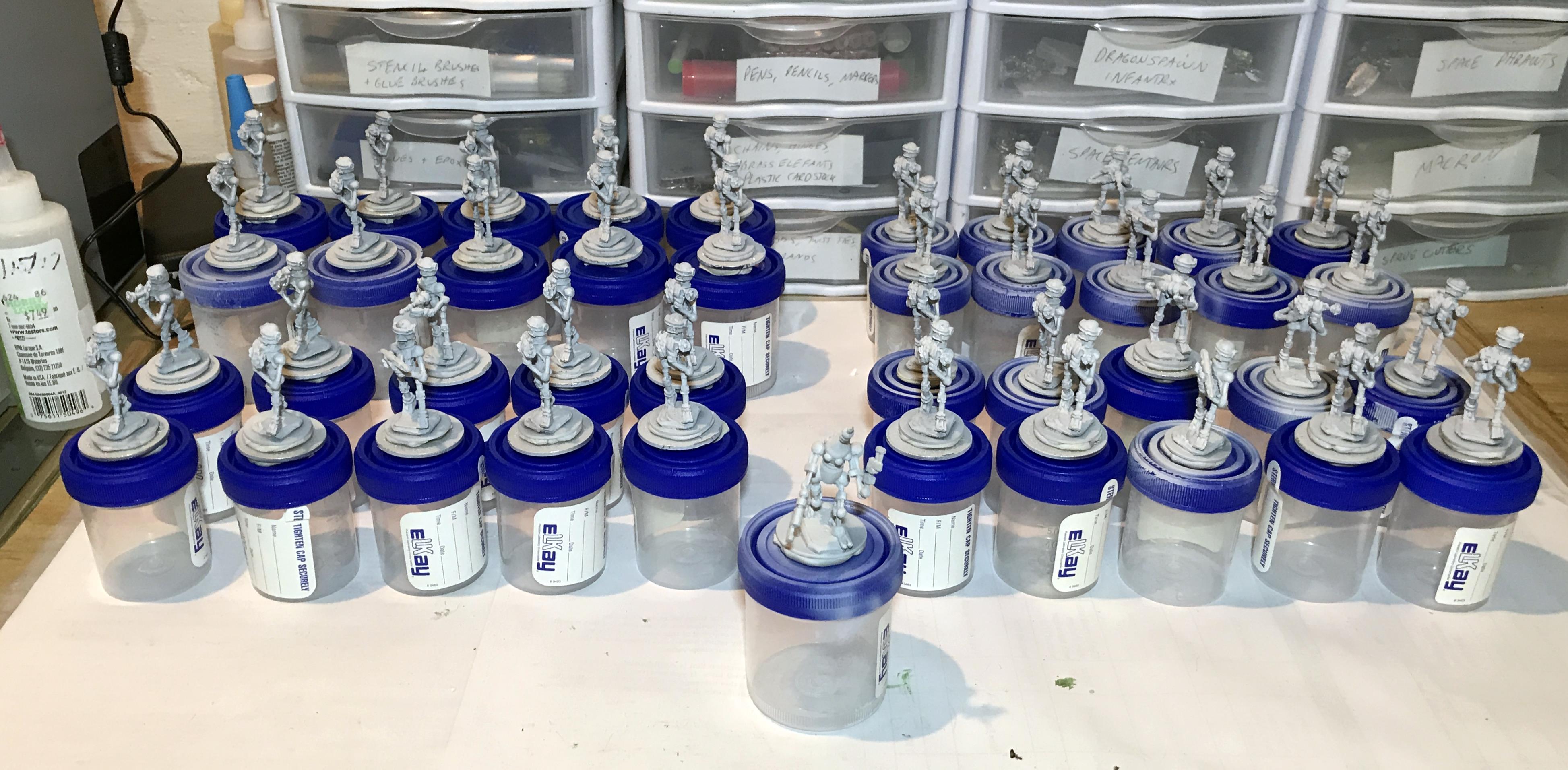 06a primedAssembled platoon on coins and bottles