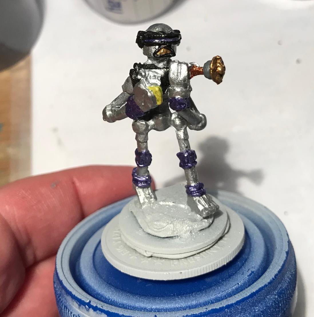 12 Purple cast Mark III base coated mid stage