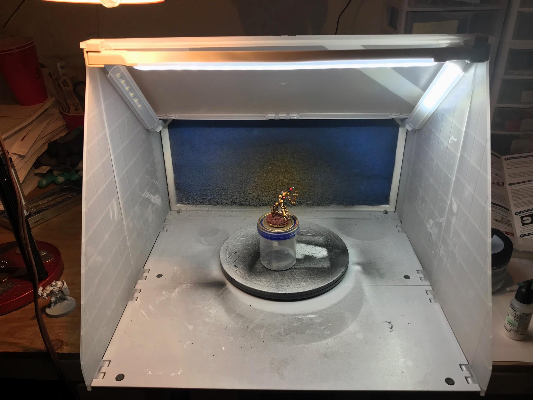 17 varnishing in the paint booth