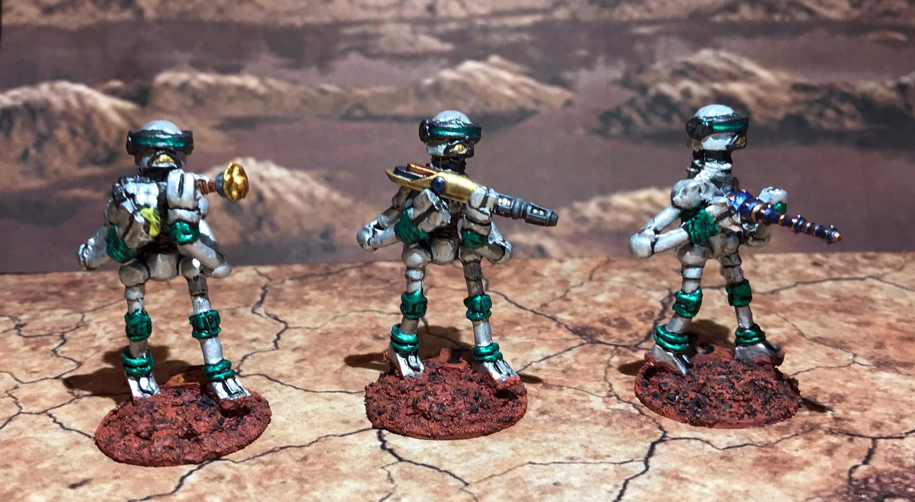 27 Green Mark III Warbots with conversions