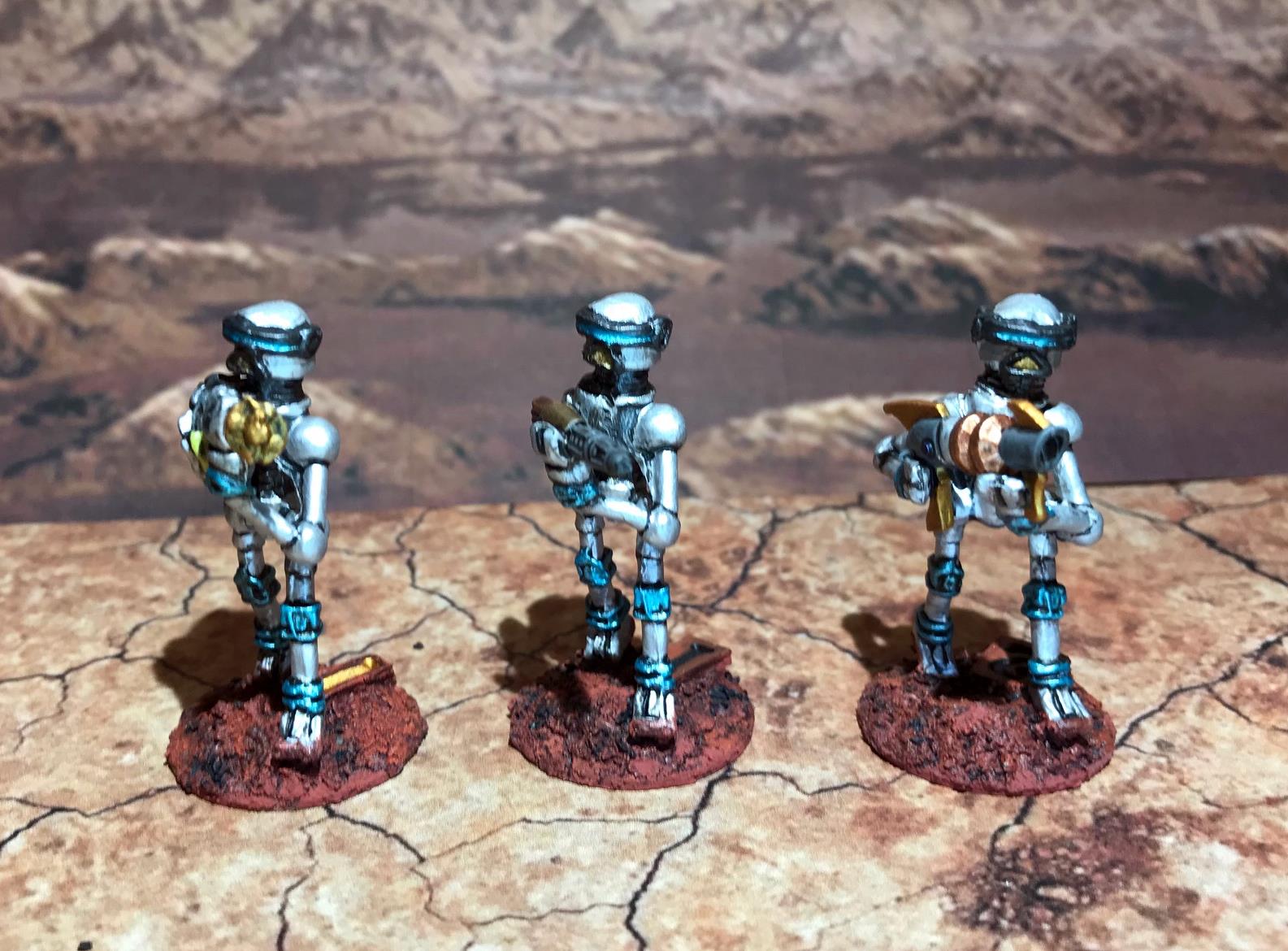 31 Blue Mark III Warbots with conversions