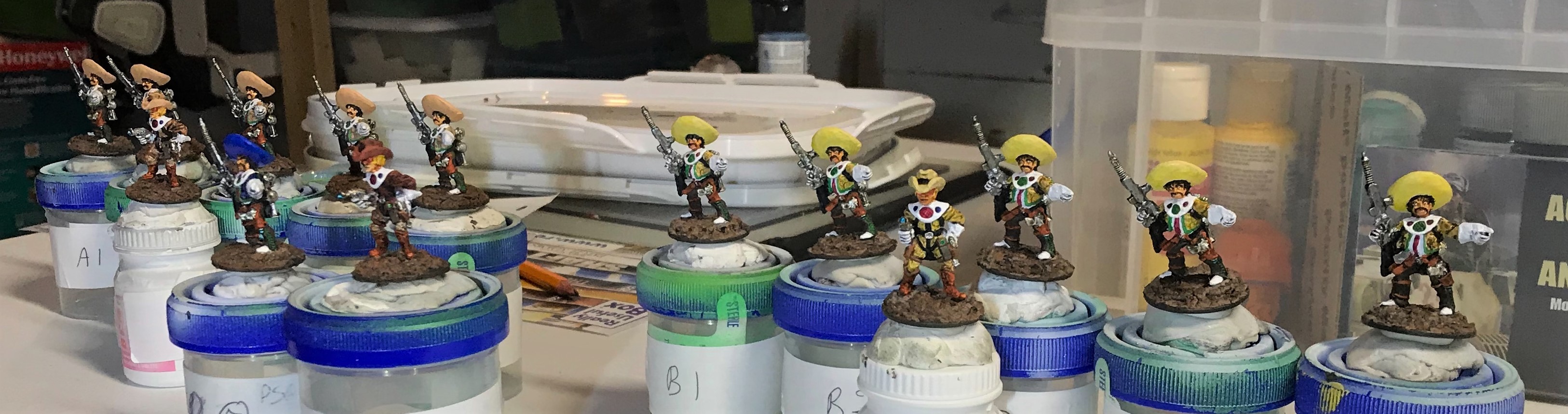 6 Teams A and B await varnish