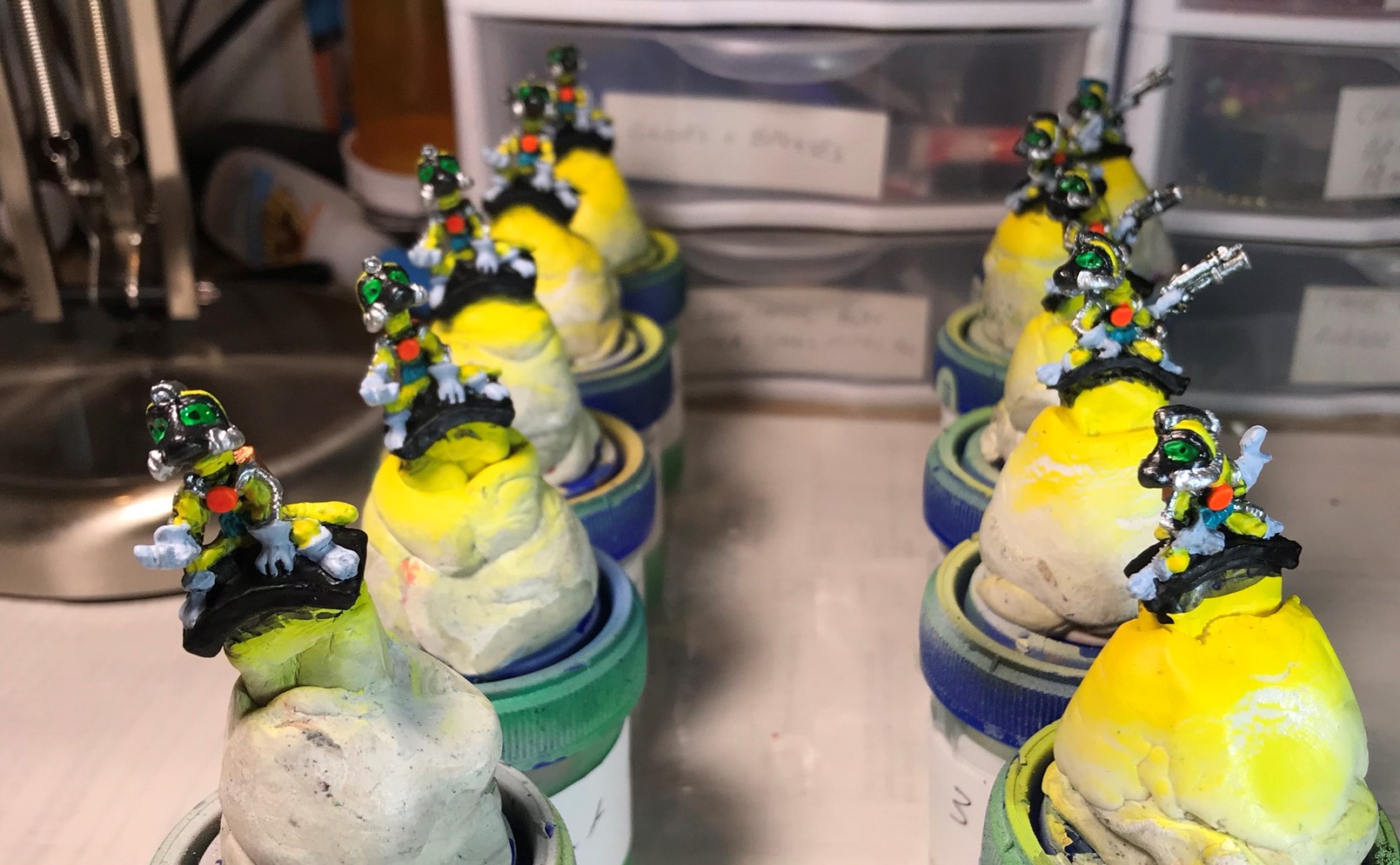 15 riders painted need wash