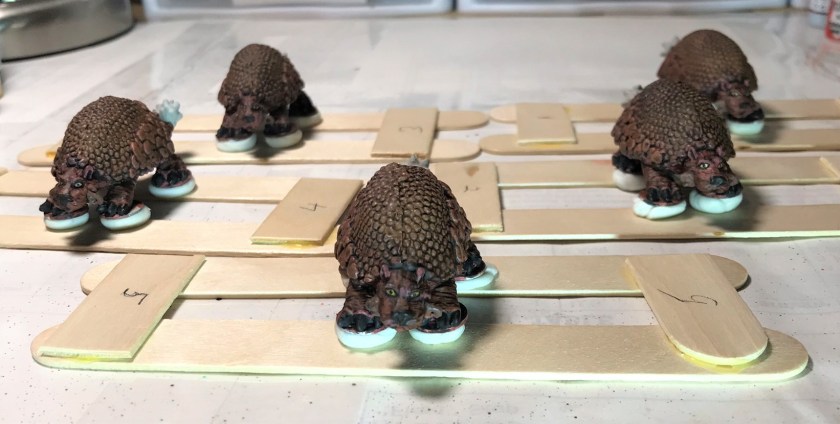 17 glypts on frame mid stage