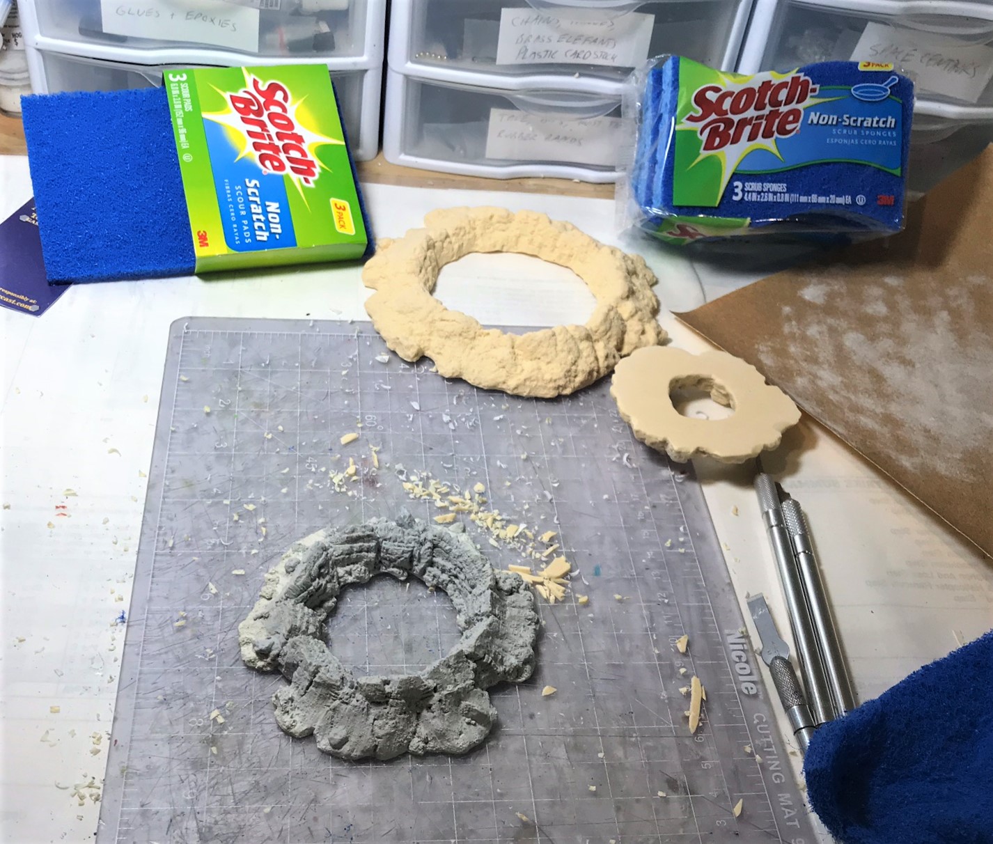 1 clean up of armorcast craters