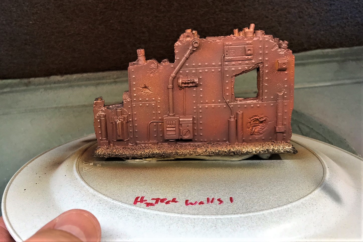 7 bulding up the rust