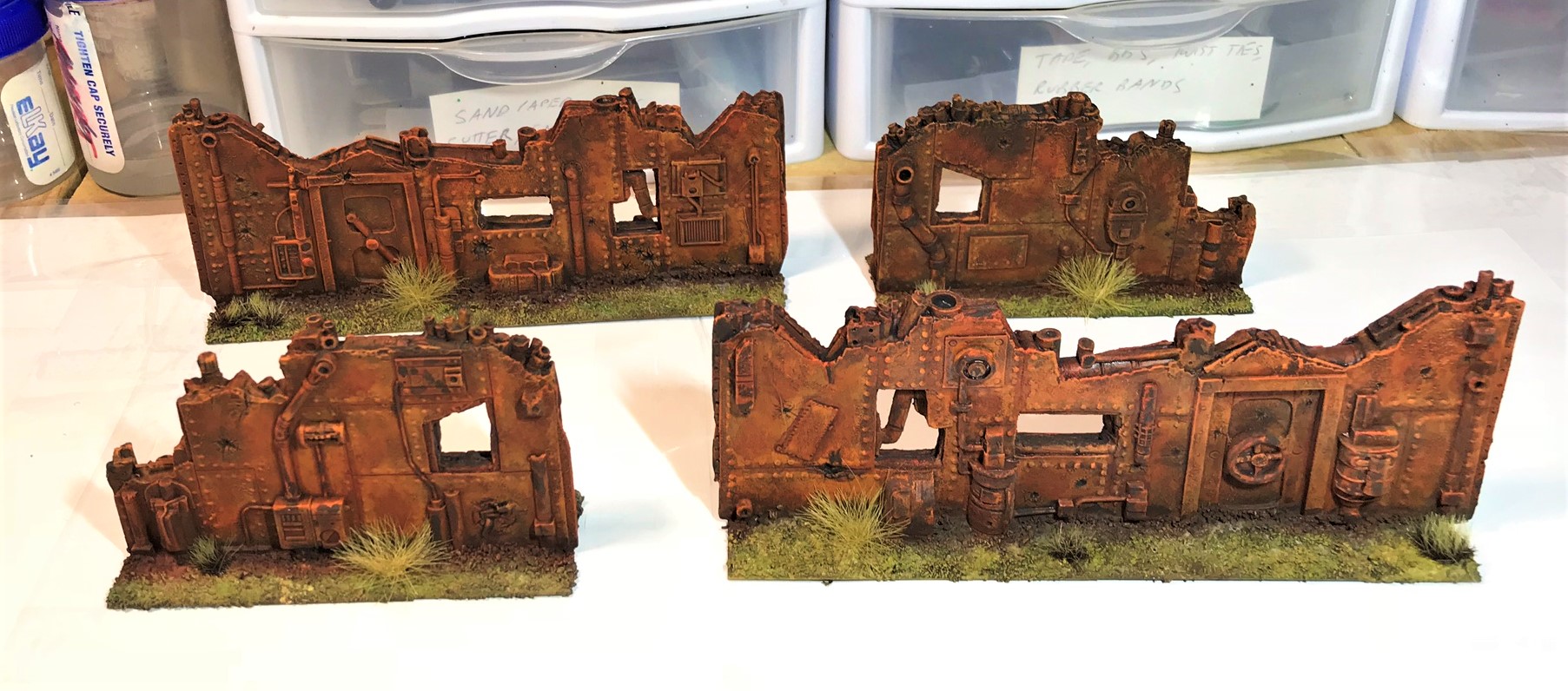 9 high tech walls 1 front and back