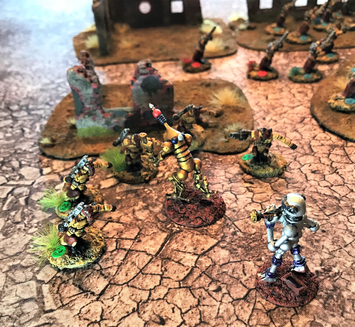 26 holding off warbots 2nd squad