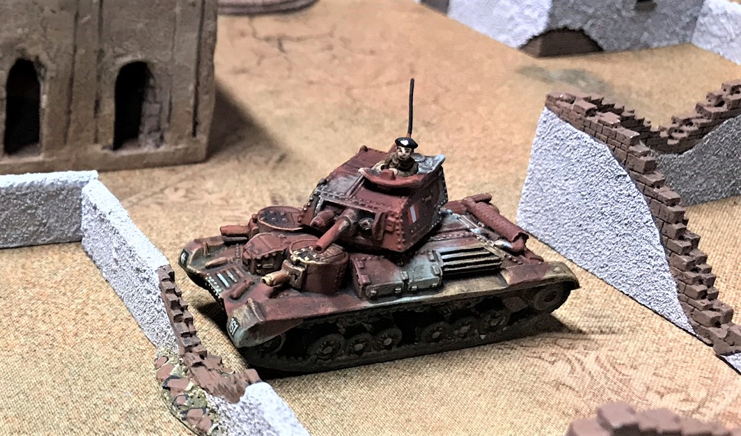 7 A9 in defensive posture