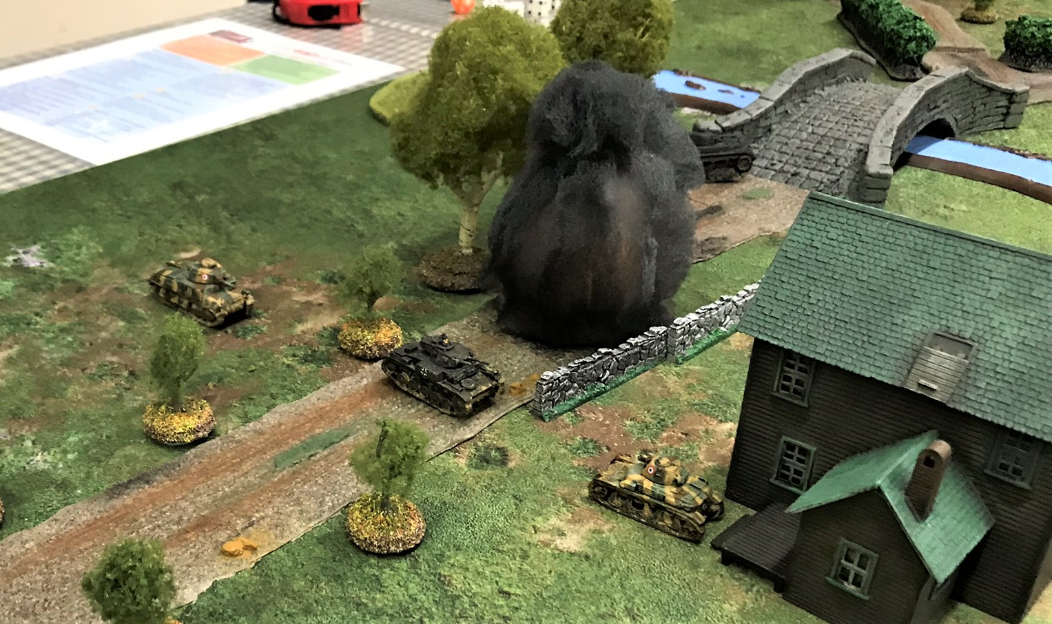 10 tables turned on the pz iic