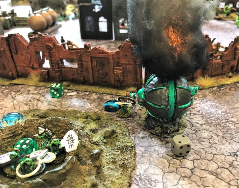 2 Chris uses Lt. Hemipteran and successfully destroys a Mark 1 with a satchel charge