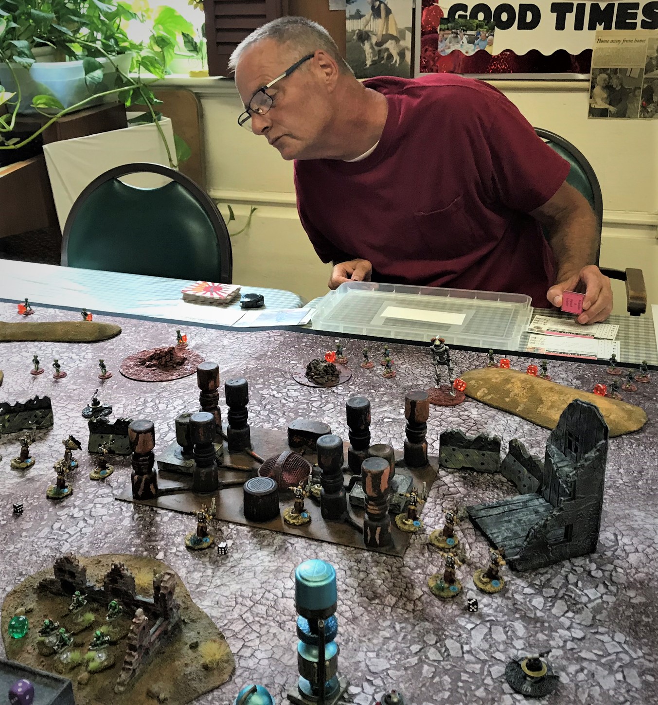 2 Mike Morgan moves up his Martians and Roberker