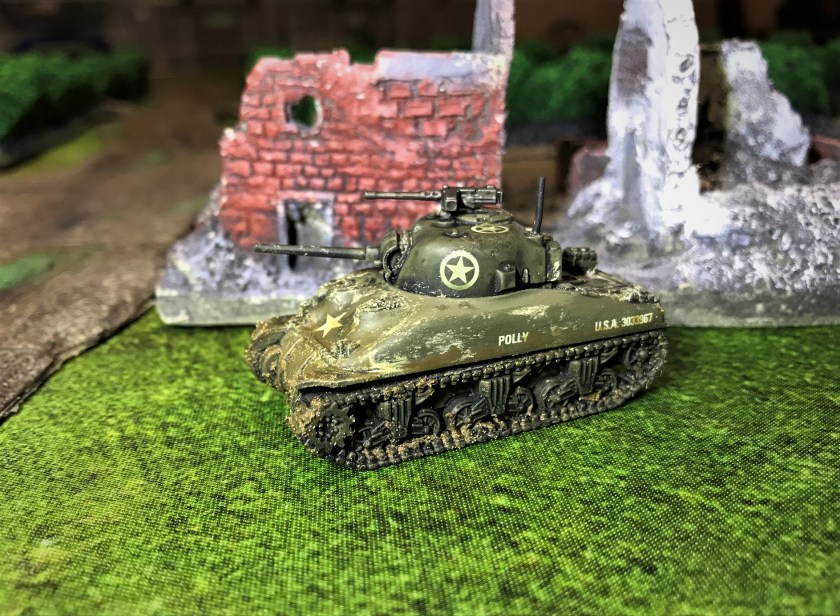 1 Polly completed, left side