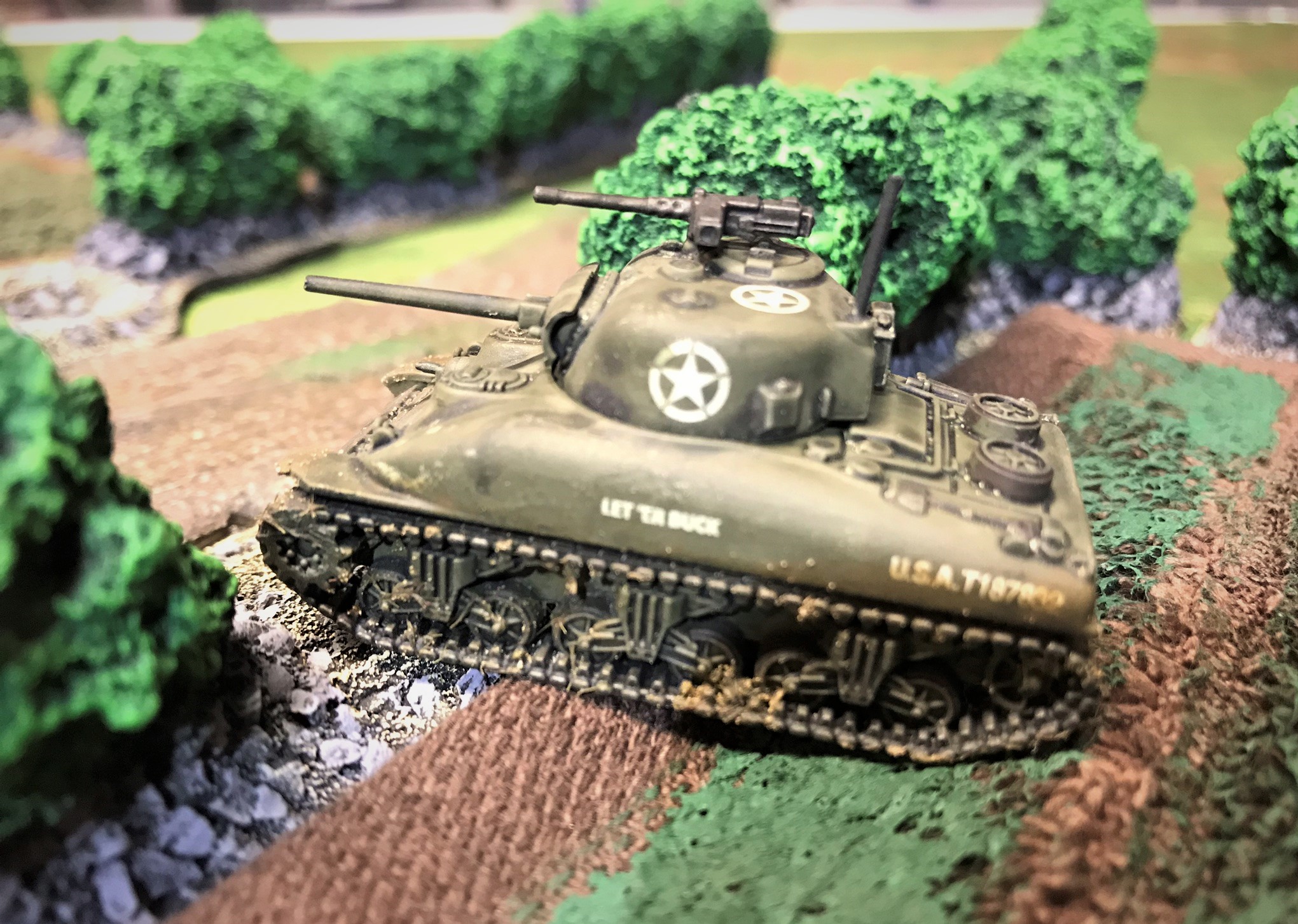 2 Let 'Er Buck finished, left side