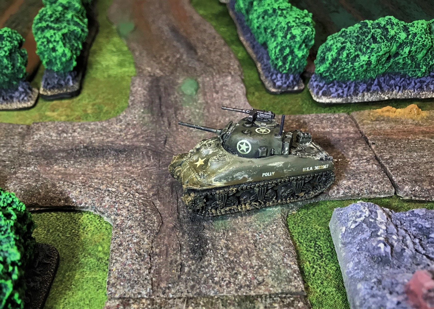 3 Polly completed, right side, at crossroads