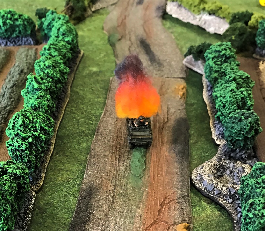 7 Dingo hit by Luftwaffe