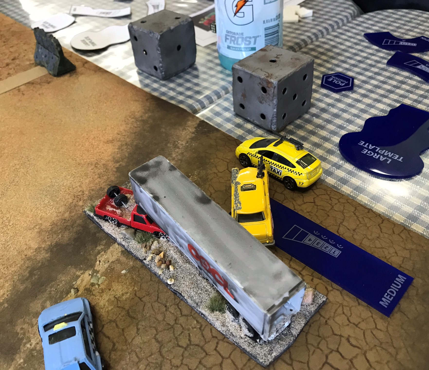 4 Mike careens into Leif