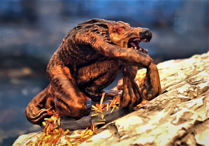 4 Werewolf crouching mounted