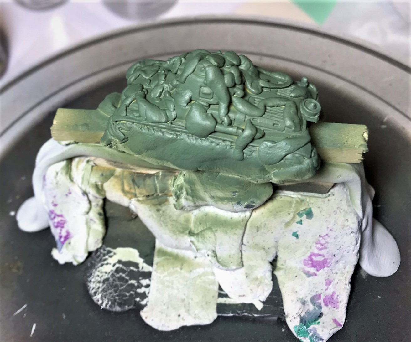 13 H35 masked for airbrush camo after