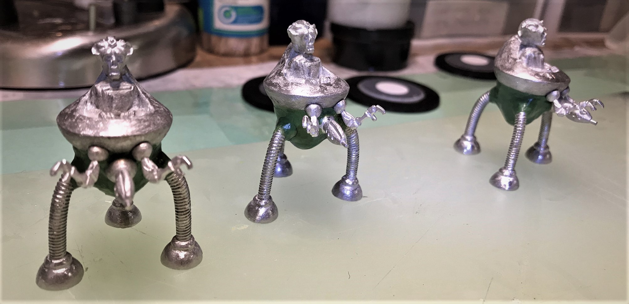 2 Assembled Bra'sheer with green stuff