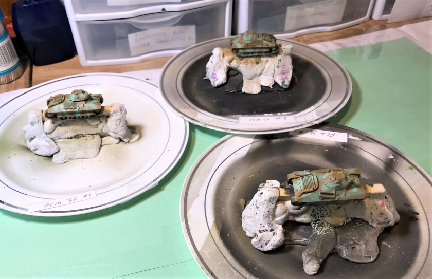 4 FCM 36 after priming and base coat