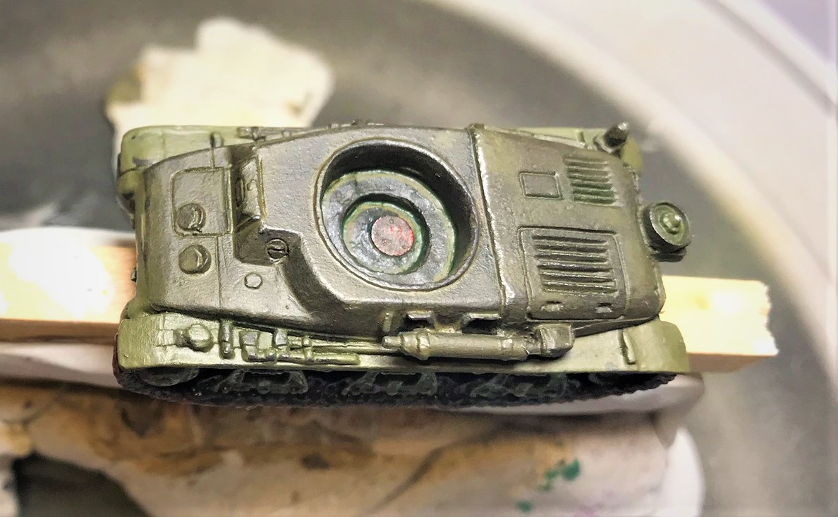 9 Double Primed showing metal exposure