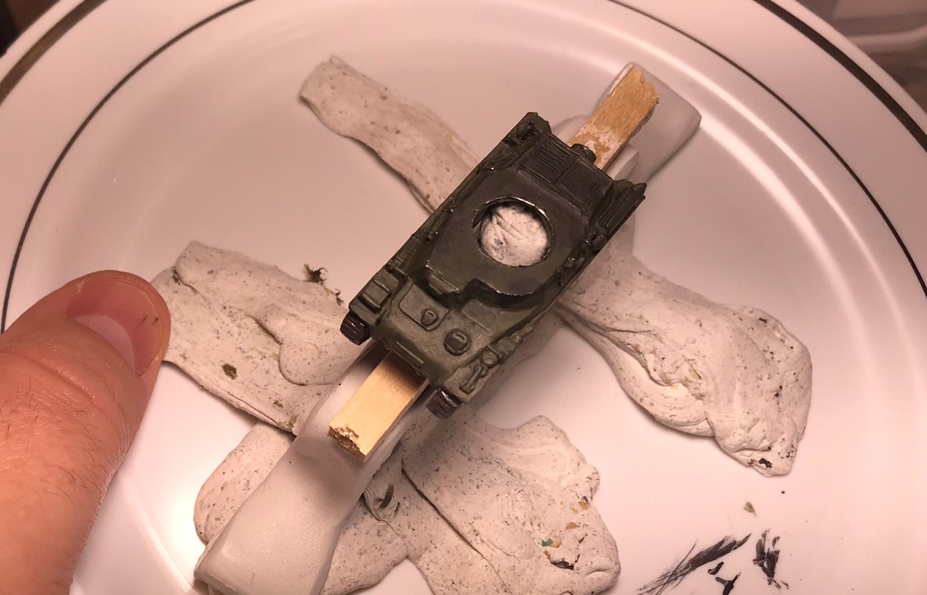 9a Double Primed showing metal exposure