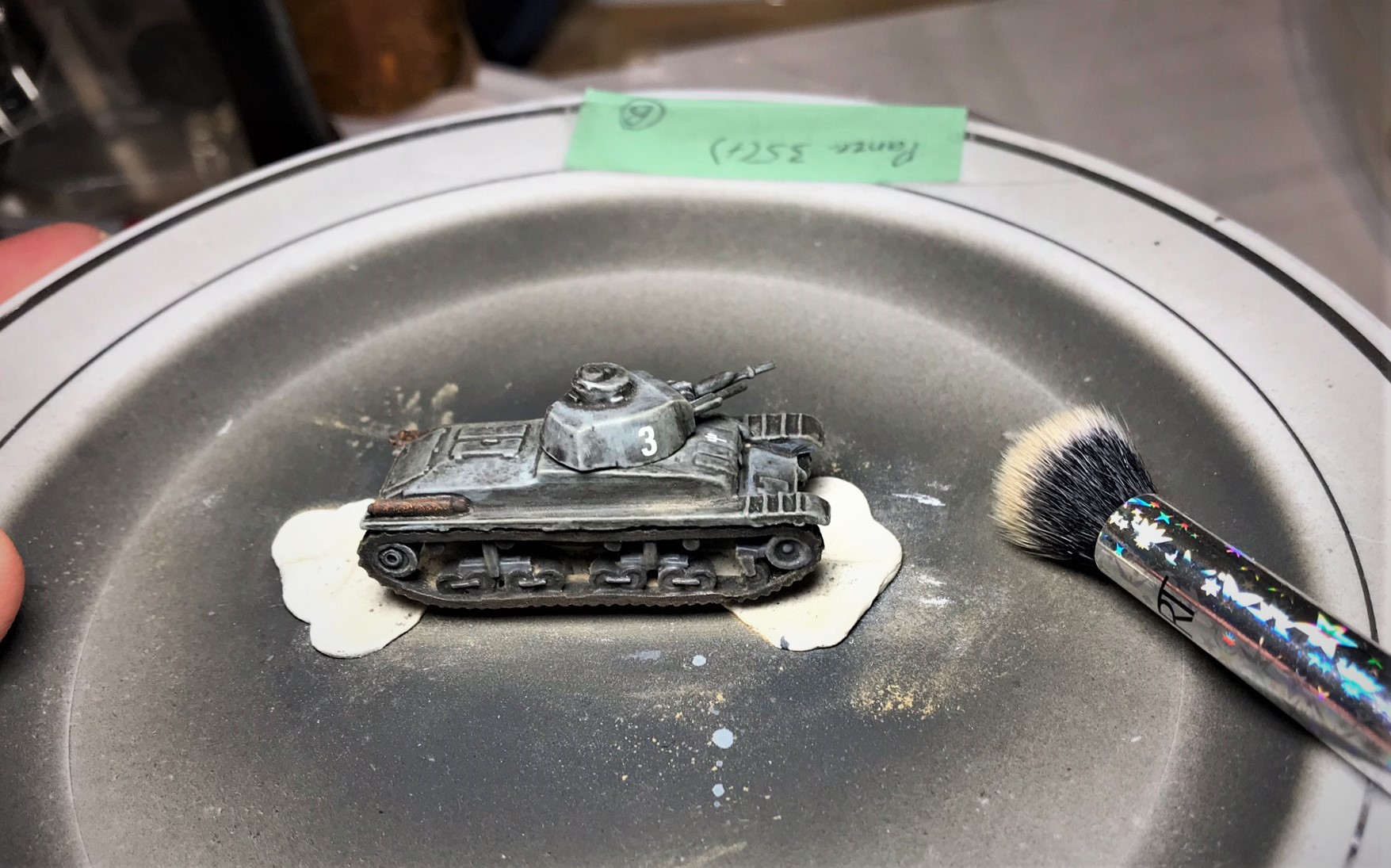 5 Panzer 35(t) in progress weathering