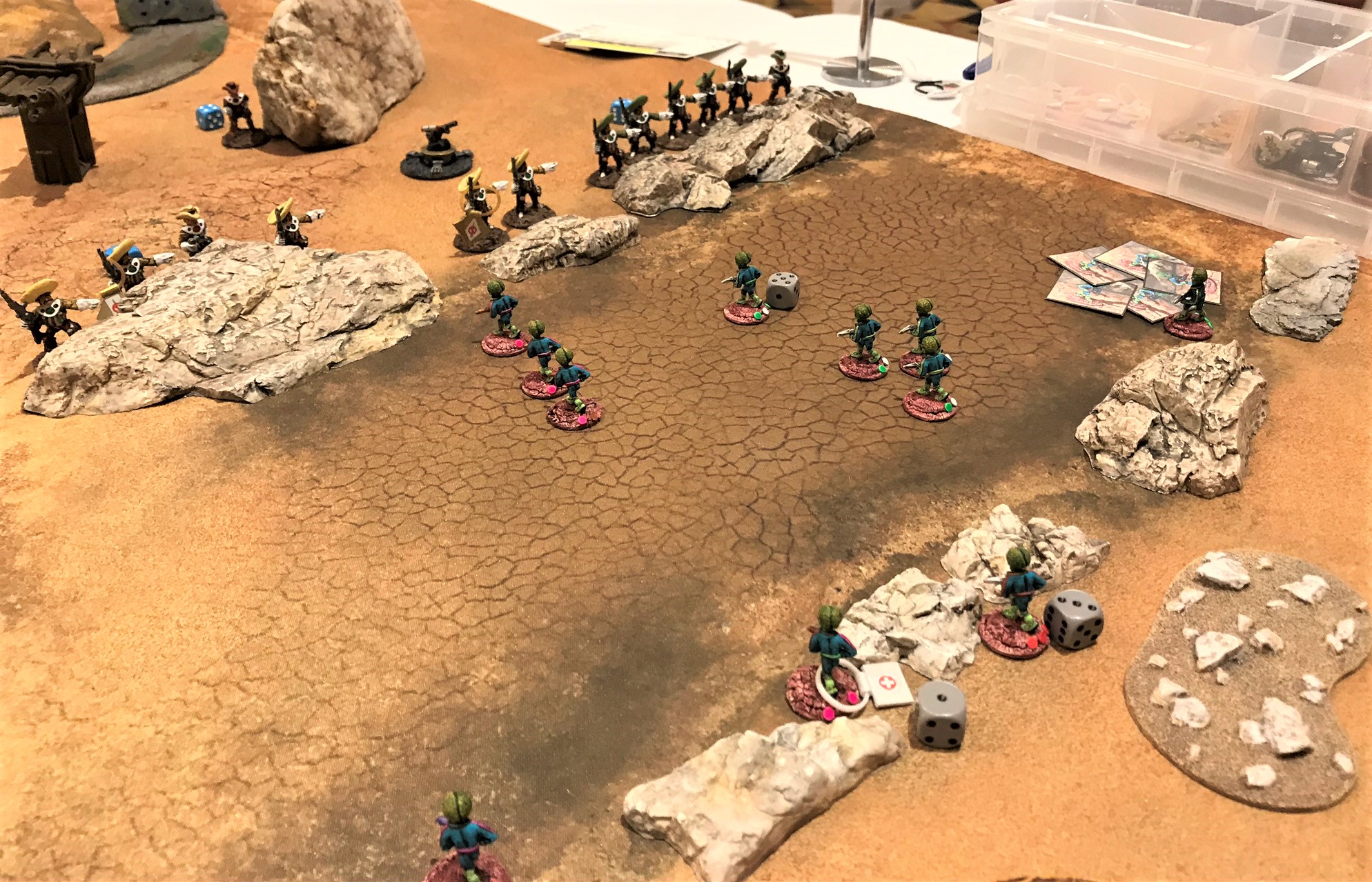 6 Martians take casualties in wadi