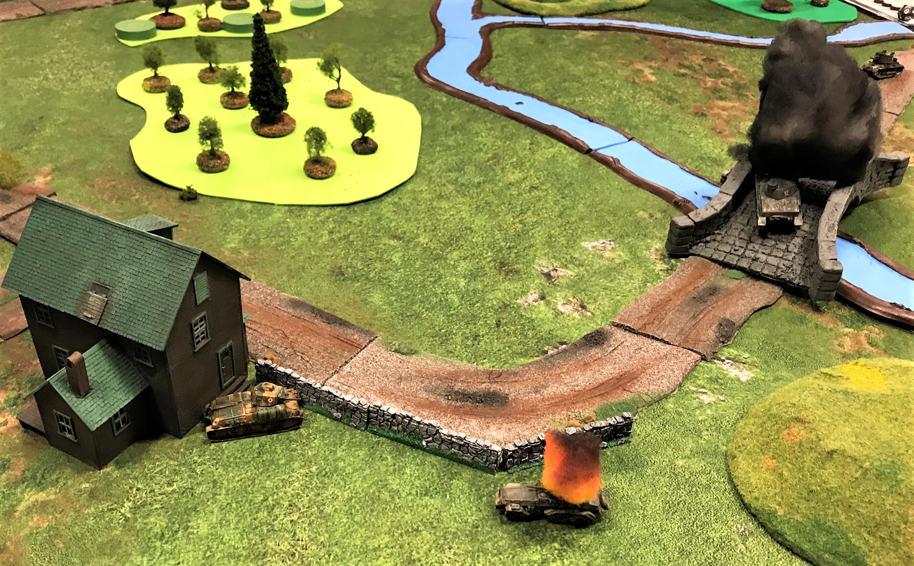 7 Battle of France Sd.Kfz. 231 knocked out by SOMUA