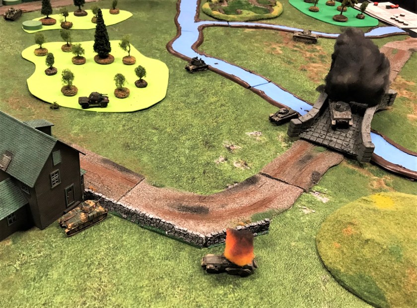 8 Battle of France river forded by Pzjager I and 38(t)